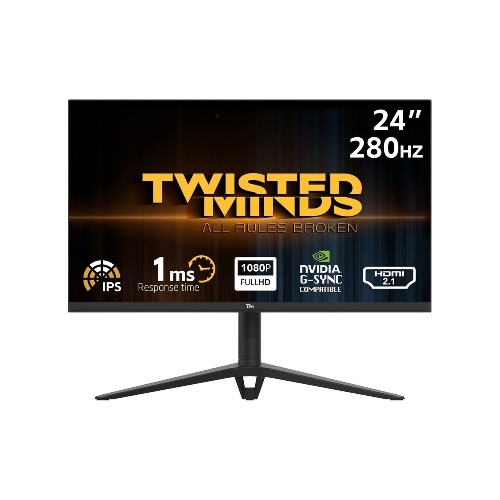 Picture of Twisted Minds 24'' IPS Panel FHD 280Hz 1ms HDMI 2.1 HDR Ready RGB Lightning Gaming Monitor