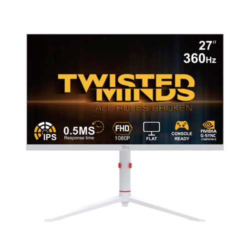 Picture of Twisted Minds Frost Series 27'' IPS Panel FHD 360Hz 0.5ms Hdmi 2.1, HDR Ready Gaming Monitor