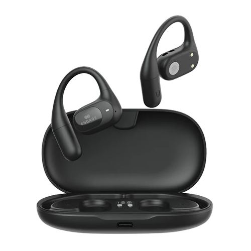 Picture of Engage Open Ear Wireless Earbuds With Display Charging Case