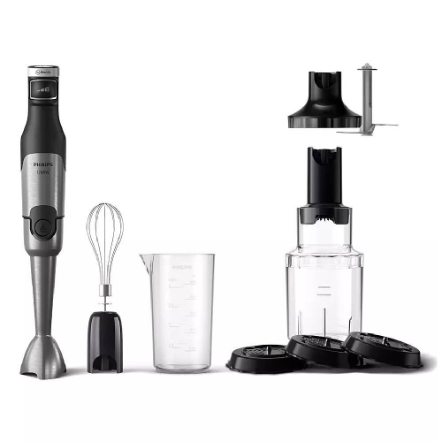 Picture of Philips Hand Blender with Chopper and Whisk, 1200W, HR2684/00 - Black