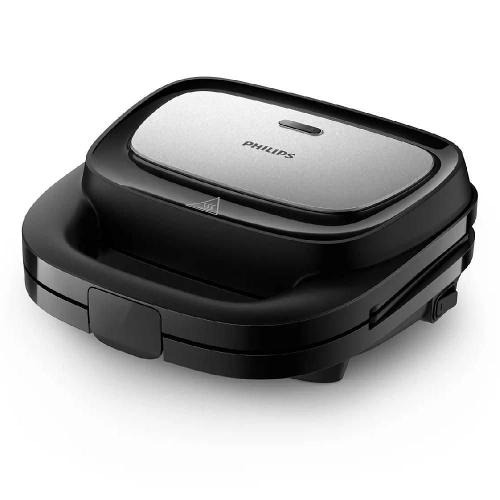Show details for Philips Sandwich Maker, 750W, HD2350/80 - Black