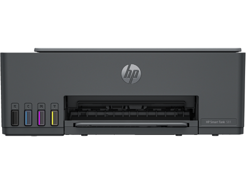 عرض تفاصيل طابعة HP Smart Tank 581 متعددة الاستخدامات - 12 صفحة في الدقيقة / 4800 نقطة في البوصة / A4 / USB / Wi-Fi / Bluetooth / ملونة نافثة للحبر
