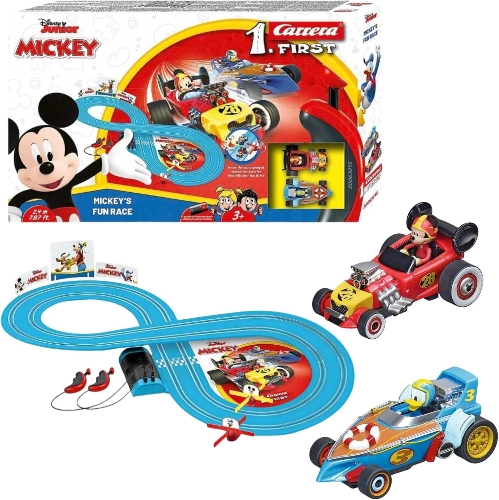 Picture of CARRERA FIRST DISNEY MICKEY ON TOUR RACING TRACK SET