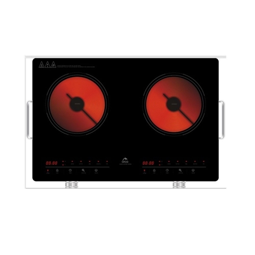 عرض تفاصيل طباخ أوركا الرقمي المزدوج بالأشعة تحت الحمراء / 2800 واط / 590 × 320 مم