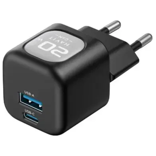 Picture of Havit Mobile series-USB charger 20W UC220 UK BLK + GRY