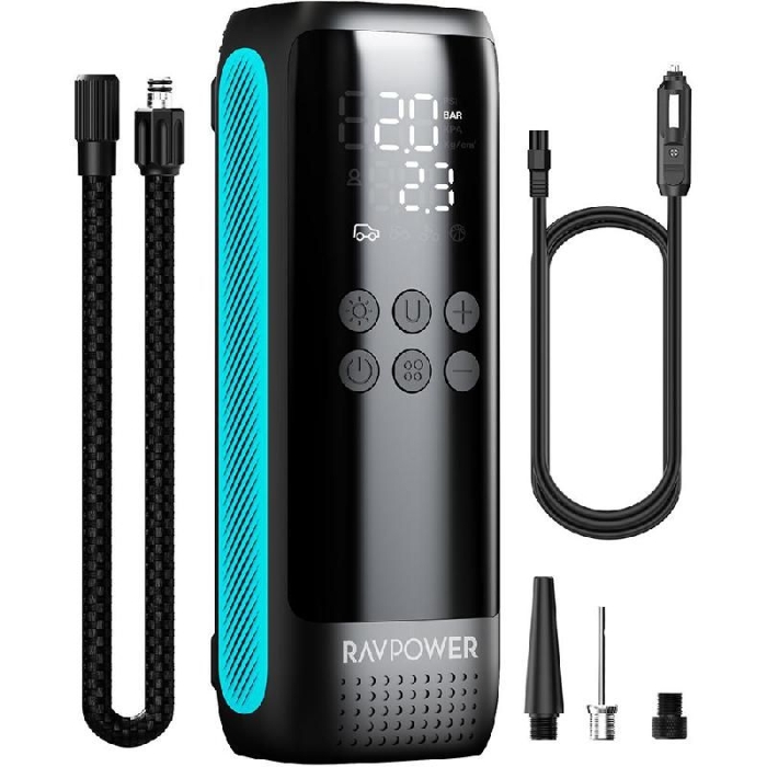 Picture of RAVPower RP-PC1084 Smart Car Tire Inflator black