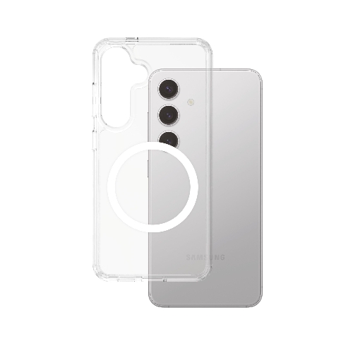 Picture of CARE by PanzerGlass®Transparent Urban Combat w. White QI Compatible Samsung S 2025