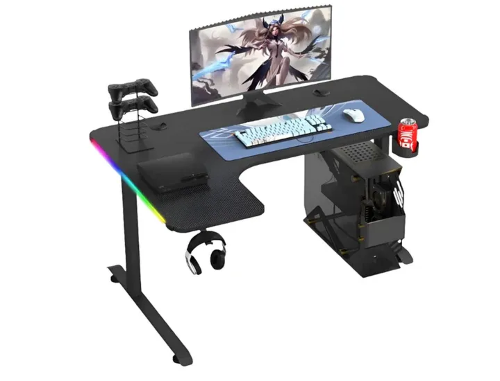 عرض تفاصيل مكتب ألعاب زاوية L RGB