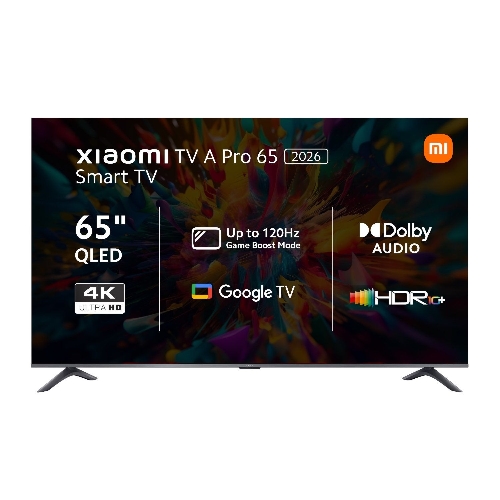 Show details for Xiaomi A Pro 65″ QLED 4K Smart TV (HDR10, Google TV, Dolby Audio, 60Hz)