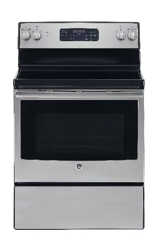 Show details for General Electric 76x65cm 4 Burners Electric Cooker - JCB735SILSS