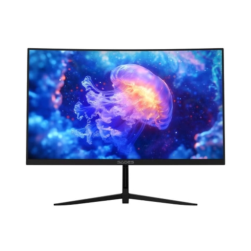 Picture of Sades NC-Pelagia 24" VA Panel FHD 200Hz 0.5ms HDMI 2.1, Blue Light Protection Curve Wide Angle Gaming Monitor - Black
