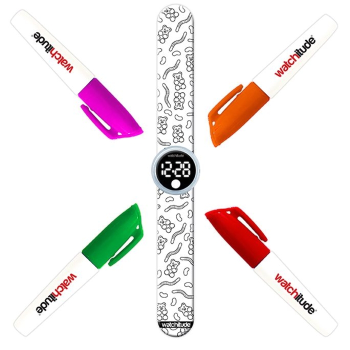 Picture of Gummies - Color Me Digital Slap Watch