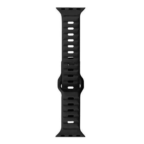 Picture of Pawa Lagos Premium Soft Silicon Strap 45/49MM - Ultra Black