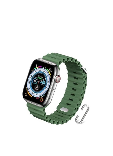 Picture of Pawa London Ocean Watch Strap Ultra/Series 8 49/45/44/42MM - Clover green