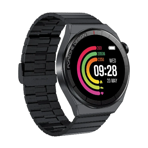 Show details for Pawa Elegance Smart Watch With Amoled Display - Black
