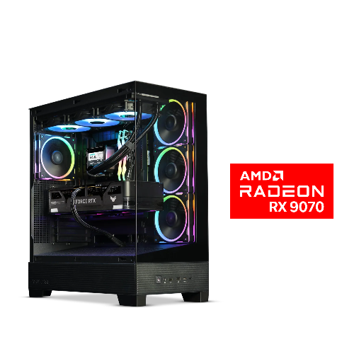 Picture of Gaming PC Ryzen 7 9700X, B650 Motherboard, 32GB DDR5 (6000) RAM, 1TB NVMe SSD, AMD Radeon RX 9070 OC Edition 16GB VGA, 750 WATT GOLD PSU, L240 Liquid Cooler, Asus A31 Plus Mid Tower Case Black, Windows 11 Pro License