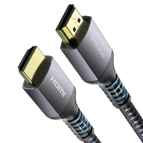 Picture of PoweroPlus Visual 8K HDMI to HDMI  Braided Cable 60Hz 5M - Grey
