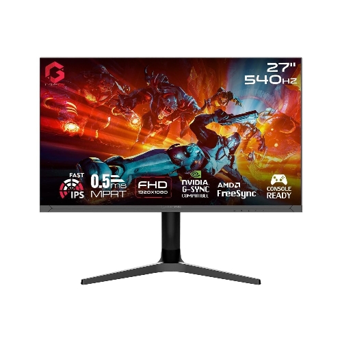 Picture of Gameon Titan Pro X Series 27" FHD IPS 540Hz 0.5ms Adustable Stand, HDMI 2.1 With AMD FreeSync Gaming Monitor - Black