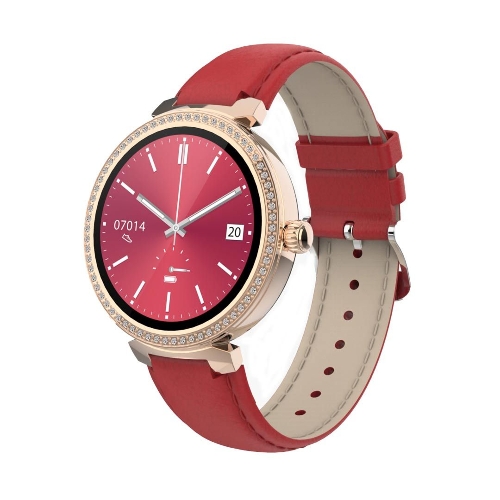 Show details for Porodo Belle Smart Watch - Red