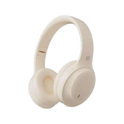عرض تفاصيل سماعة الرأس اللاسلكية Porodo Soundtec PRIMO - بيج