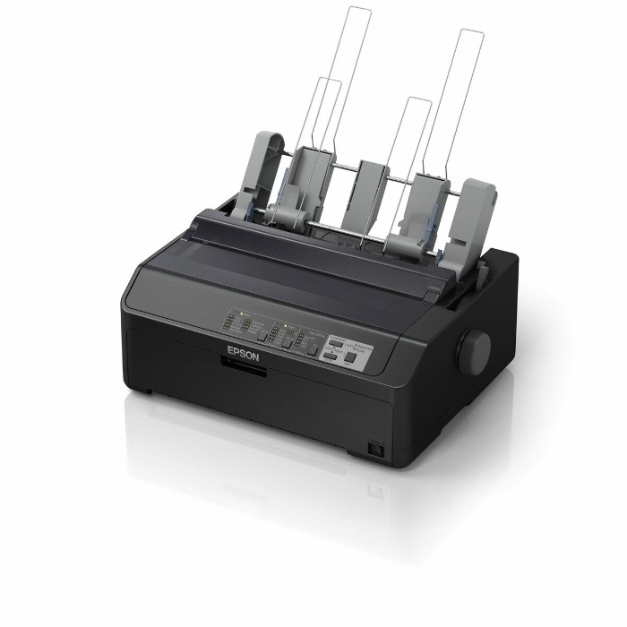 صورة طابعة إبسون LQ-590II - ٢٤ سنًا / ٨٠ عمودًا / A4 / USB / متوازية / مصفوفة نقطية