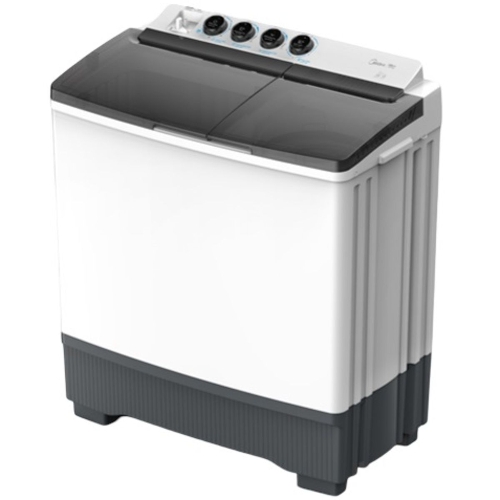 Picture of Midea Twin Tub Washing Machine 10kg Washer 6kg Dryer, White - MT100W100/W-KW