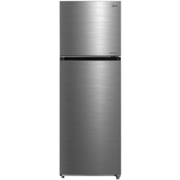 صورة ميديا ثلاجة ​​بفريزر علوي، سعة 489 لترًا، 17.2 قدم مكعب، فولاذ - فضي