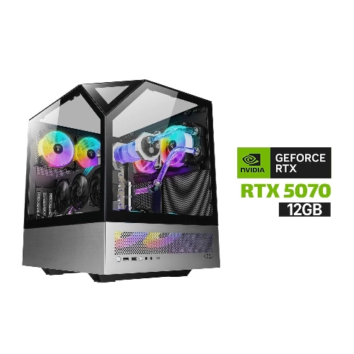 Picture of Gaming PC i7-14700K Processor,ASUS PRIME Z790-P WIFI Motherboard,32GB D5 RAM (6000),2TB NVME SSD (6000), RTX 5070 12GB VGA,ASUS PRIME 750 WATT GOLD PSU,ASUS PRIME L360 Liquid Cooler,AZZA Sanctum Unlimited Towers ATX Case,Win 11 Pro (License)