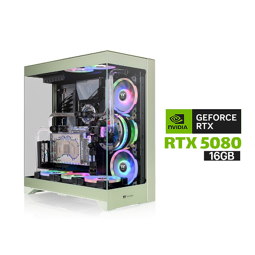 Picture of Gaming PC i9-14900K ,ASUS TUF Z790 WIF, 32GB D5 RAM, 2TB SSD NVMe Gen 4,RTX 5080 16GB VGA,1000 WATT GOLD PSU,TT L360 Liquid Cooler,TT CTE E550 TG Mid Tower Case,Thermaltake CT120 EX ARGB 120mm Fans,Lian-Li Strimers,Win 11 Pro (License)