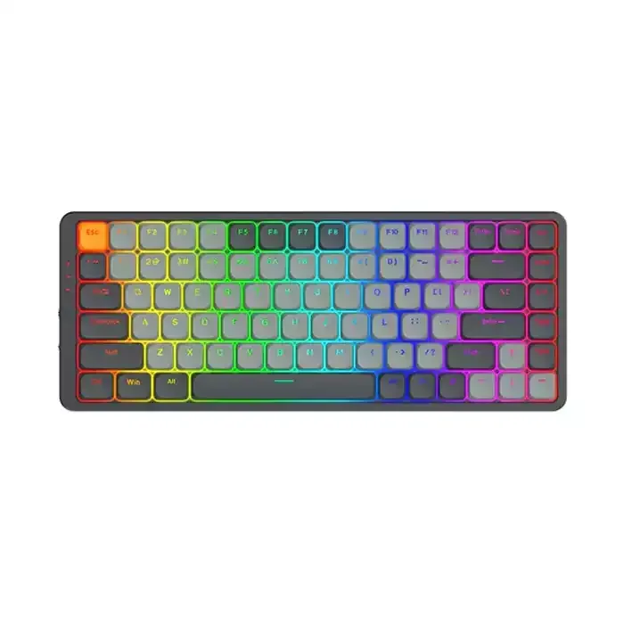 Picture of Redragon Azure 75% Low-Profile RGB Wireless Mechanical Keyboard - Grey (Dust-Proof Red Switch) (English)