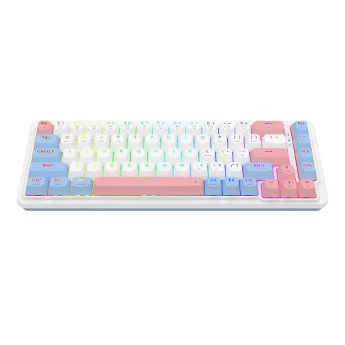 Picture of Redragon Nova Pro Wired/2.4g/bt Hot Swappable Gasket Mounted Mechanical Keyboard