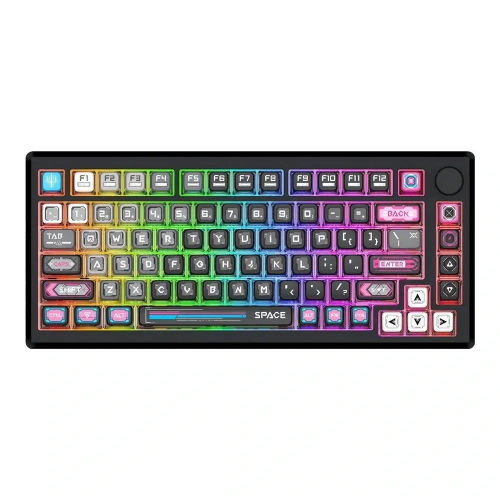 Picture of Redragon K732MC-RGB-PRO 3 Modes Connection Aluminum Alloy Body Mechanical Keyboard