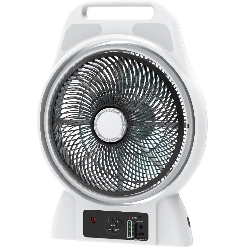 Show details for Orca Rechargeable Box Fan 12 Inch, 9 Speeds, Black - OR-KN-3722S