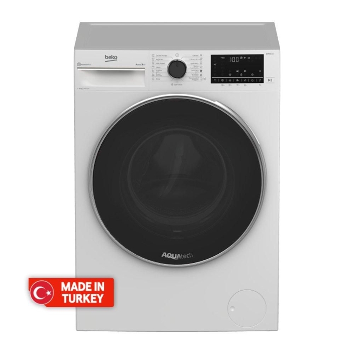 Picture of Beko Front Load Washer, 10Kg Washing Capacity, 1400RPM, WTE1014XW – White