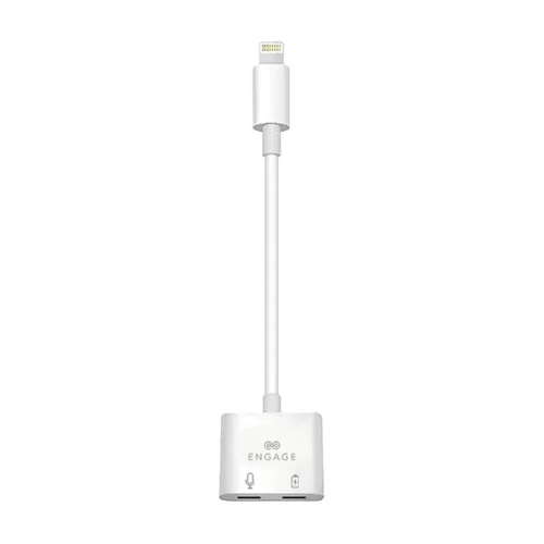 Picture of Engage Lightning To Dual Lightning Adapter Cable (Charge + Audio)