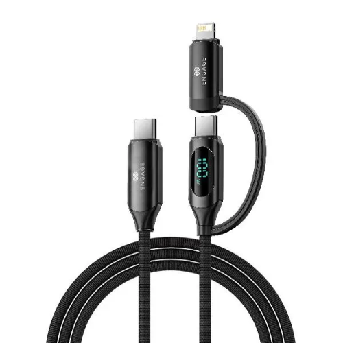 Picture of Engage Digital Display Cable USB A -C W/Lightning ADP 1M-100W