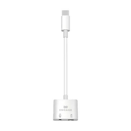 Picture of Engage USB-C To USB-C & 3.5mm Adapter Cable (Charge + Audio)