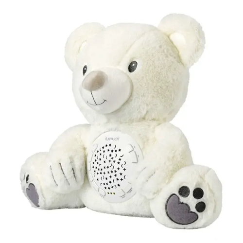 Picture of Funmuch 3 in 1 Cuddle White Bear Projector Toy