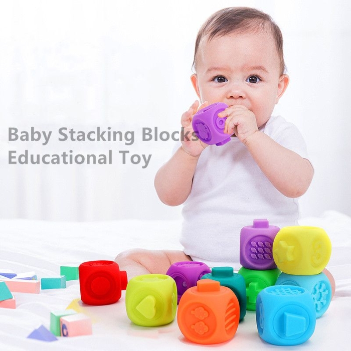 صورة لعبة مكعبات بناء ناعمة للأطفال - (علبة تغليف مغلقة) (YL1022-21) من SOBEBEAR