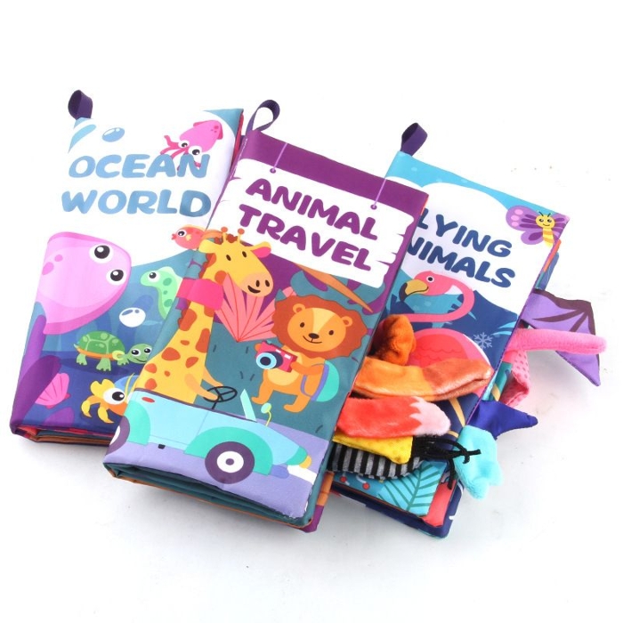 Picture of SOBEBEAR Teaching Cloth Book 3-pack ( YL1022-37 )