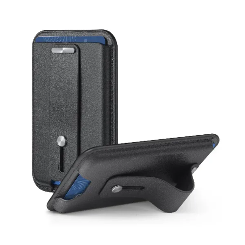Picture of ENGAGE MAGSAFE WALLET WITH FINGER GRIP HOLDER (BLACK)