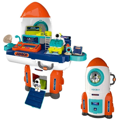 Picture of game Rocket kit Play Set 49*19.5*53cm,uses 2*AA battery,not included. ( 008-501 )
