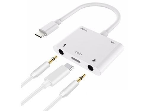Show details for ENGAGE TYPE C CABLE TO 3.5MM DUAL AUDIO + CHARGING ADAPTER (8954526521535)