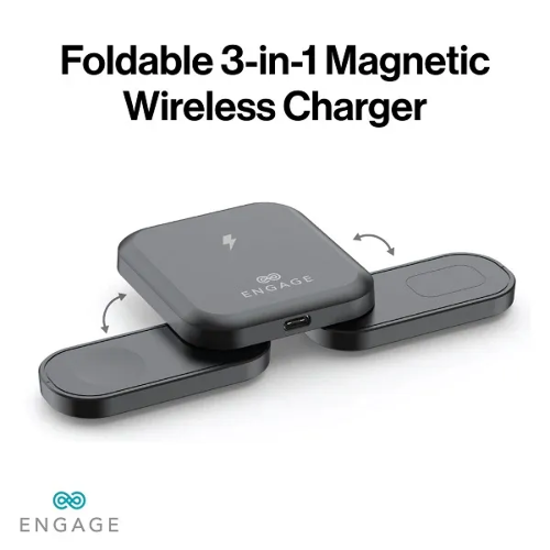 Picture of ENGAGE FOLDABLE MAGNETIC 3-IN-1 WIRELESS CHARGER 8954526522391