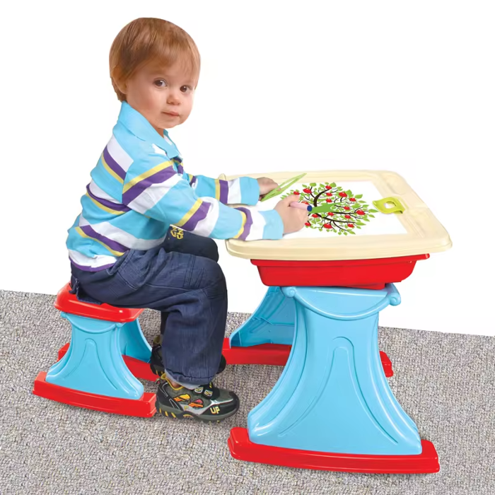 Picture of TJ LEARNING DESK Pro size:46.5*36*43cm blue ( 628-23 )