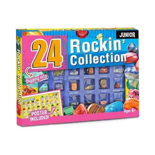 Picture of Sitong  primary rock mineral collection-24 pcs ( G7373 )
