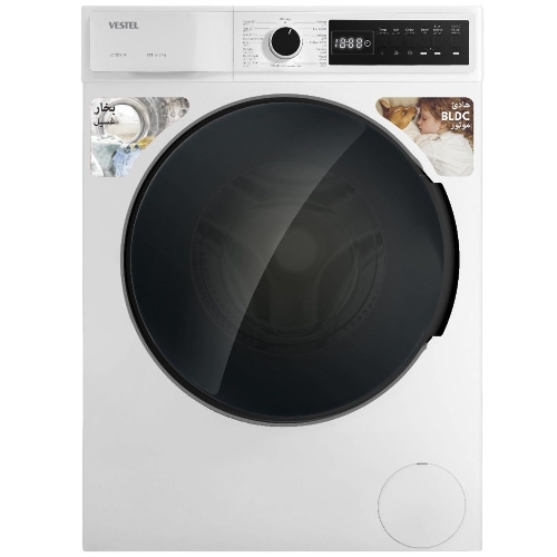 Show details for Vestel Front Load Washer 7kg 1200 RPM, White - W712T2S-KW