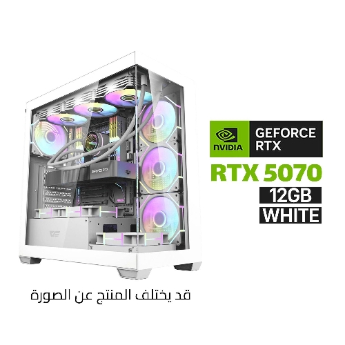 Picture of Gaming PC RYZEN 7-9800X3D,ASUS ROG STRIX B850-A WIFI,32GB RAM D5 (6000),2TB NVMe GEN-4 SSD, RTX 5070 12GB White,850 Watt GOLD PSU,L360 Liquid Cooler White,DarkFlash DS900 ATX Mid Tower Case White 6X Fans,Windows 11 Pro License