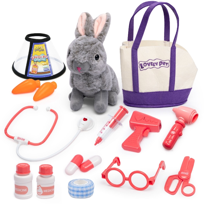 Picture of Kidewan Belgian Plush Flemish Giant Examine Kit 16PCS ( PE50357 )
