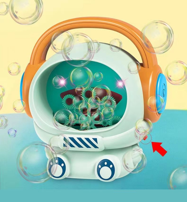 صورة آلة فقاعات LF Space مع أضواء وموسيقى (KB1279)